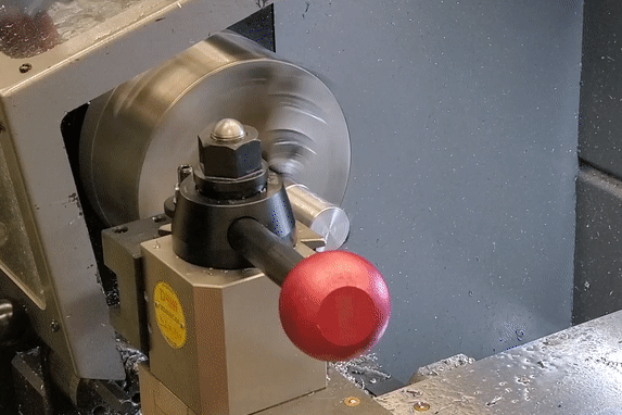 Boppo's bolt being turned